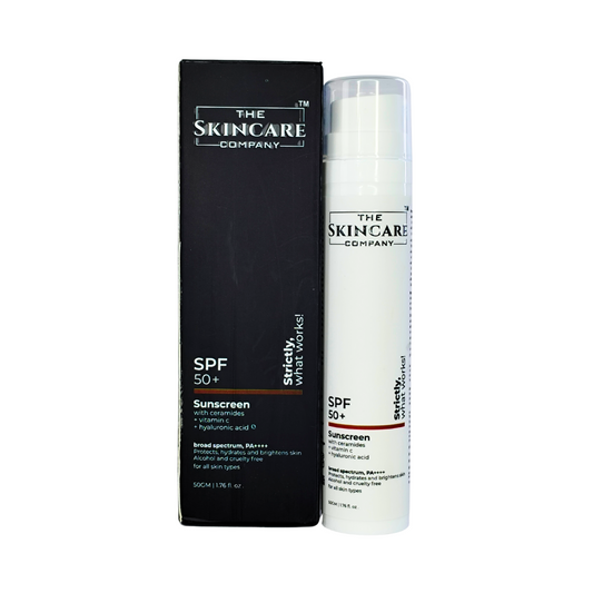 SPF 50 Sunscreen with Ceramides Vitamin C & Hyaluronic Acid