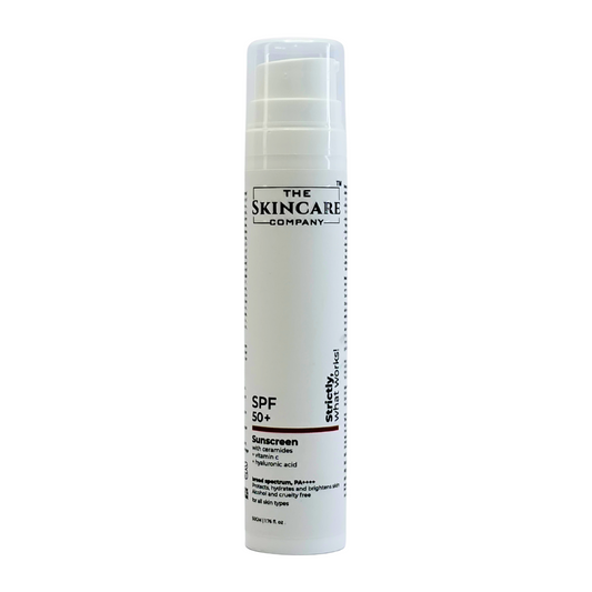 SPF 50 Sunscreen with Ceramides Vitamin C & Hyaluronic Acid